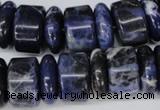 CSO52 15.5 inches 6*18mm & 11*18mm rondelle sodalite gemstone beads