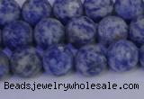 CSO532 15.5 inches 8mm round matte African sodalite beads wholesale