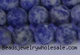 CSO534 15.5 inches 12mm round matte African sodalite beads wholesale