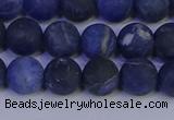 CSO543 15.5 inches 10mm round matte sodalite beads wholesale