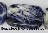 CSO58 15.5 inches 35*45mm rectangle sodalite gemstone beads