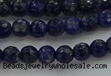 CSO642 15.5 inches 6mm faceted round sodalite gemstone beads