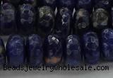 CSO664 15.5 inches 7*12mm faceted rondelle sodalite gemstone beads