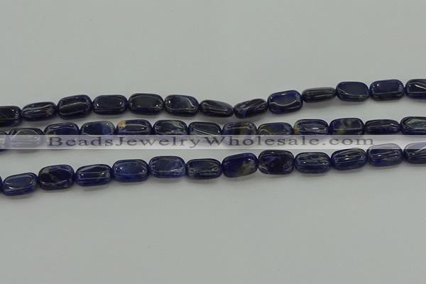 CSO695 15.5 inches 8*12mm rectangle sodalite gemstone beads