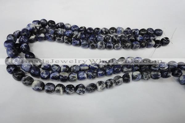 CSO86 15.5 inches 10*12mm nuggets sodalite gemstone beads