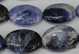 CSO92 15.5 inches 18*25mm oval sodalite gemstone beads