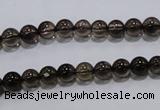 CSQ100 15.5 inches 6mm round grade AA natural smoky quartz beads