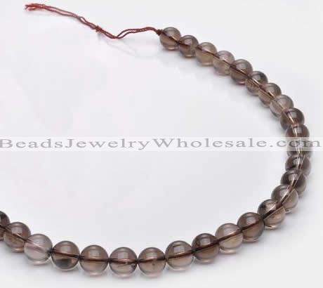 CSQ14 A grade 10mm round natural smoky quartz beads Wholesale