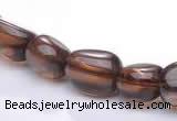 CSQ17 A grade multi sizes irregular natural smoky quartz beads