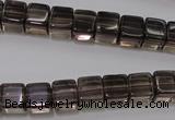 CSQ241 15.5 inches 8*8mm cube grade AA natural smoky quartz beads