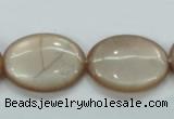 CSS206 15.5 inches 18*25mm oval natural sunstone beads