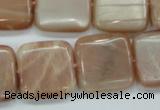 CSS209 15.5 inches 20*20mm square natural sunstone beads