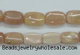 CSS210 15.5 inches 10*14mm rectangle natural sunstone beads