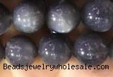 CSS317 15.5 inches 10mm round black sunstone gemstone beads