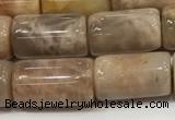 CSS401 15.5 inches 10*14mm - 10*17mm tube sunstone beads wholesale