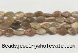 CSS408 15.5 inches 13*18mm flat teardrop sunstone beads wholesale