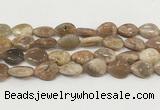 CSS409 15.5 inches 15*20mm flat teardrop sunstone beads wholesale