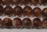 CSS553 15.5 inches 7mm round natural golden sunstone beads