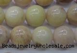 CSS605 15.5 inches 14mm round yellow sunstone gemstone beads