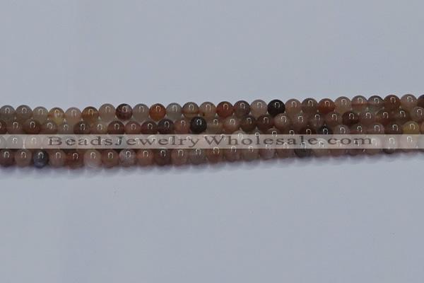 CSS631 15.5 inches 6mm round sunstone gemstone beads wholesale