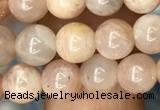 CSS691 15.5 inches 6mm round sunstone beads wholesale