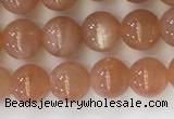 CSS704 15.5 inches 6mm round natural golden sunstone beads