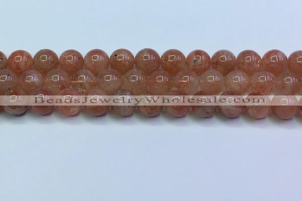 CSS716 15.5 inches 11mm round natural golden sunstone beads