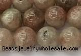 CSS722 15.5 inches 8mm round sunstone beads wholesale