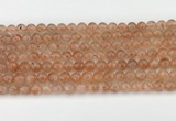 CSS751 15.5 inches 6mm round golden sunstone beads wholesale