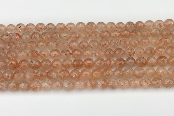 CSS751 15.5 inches 6mm round golden sunstone beads wholesale