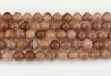 CSS755 15.5 inches 11mm round golden sunstone beads wholesale