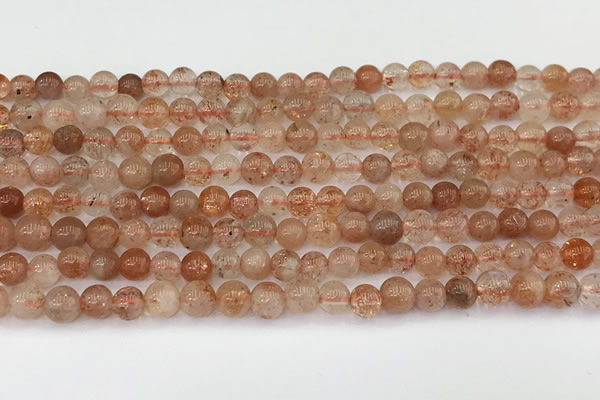 CSS760 15.5 inches 5mm round golden sunstone beads wholesale