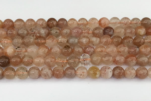 CSS762 15.5 inches 7mm round golden sunstone beads wholesale