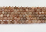 CSS763 15.5 inches 8mm round golden sunstone beads wholesale