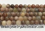 CSS779 15.5 inches 14mm round sunstone gemstone beads wholesale