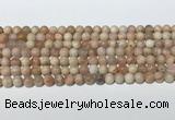 CSS780 15.5 inches 6mm round sunstone gemstone beads wholesale