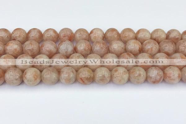 CSS793 15.5 inches 12mm round golden sunstone beads wholesale