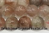 CSS801 15 inches 8mm round rainbow sunstone beads