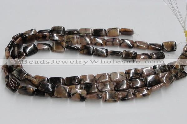 CST14 15.5 inches 12*16mm rectangle staurolite beads wholesale