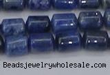 CTB716 15.5 inches 6*8mm tube blue dumortierite beads wholesale