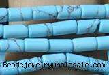 CTB805 15.5 inches 2*4mm tube turquoise beads wholesale