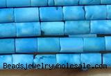 CTB806 15.5 inches 2*4mm tube turquoise beads wholesale