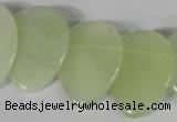 CTD05 Top drilled 22*30mm flat teardrop New jade beads