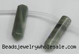 CTD1801 Top drilled 10*30mm - 10*32mm sticks seaweed quartz beads