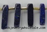 CTD1923 Top drilled 6*20mm - 8*45mm sticks lapis lazuli beads