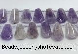 CTD2338 Top drilled 16*18mm - 20*30mm freeform lavender amethyst beads