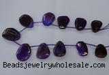 CTD2566 15.5 inches 18*25mm - 30*40mm freeform agate beads