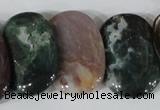 CTD26 Top drilled 20*30mm oval Indian agate beads wholesale