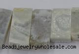 CTD2688 Top drilled 16*22mm - 16*55mm rectangle agate beads