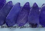 CTD2701 15.5 inches 10*25mm - 18*50mm freeform agate beads